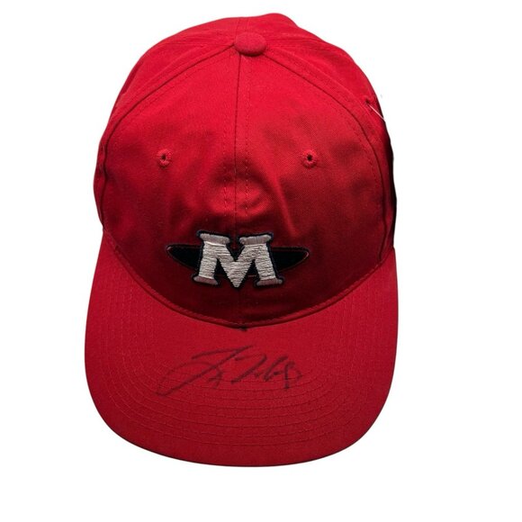 Memphis Redbirds MiLB Vintage Snapback Hat Cap Retro Autographed Deadstock 90's - Picture 2 of 11